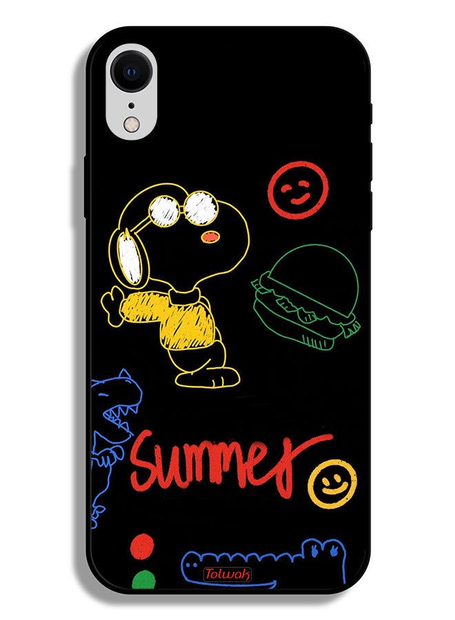 Tolwak Apple iPhone XR Protective Case Summer Sticker - Image 2
