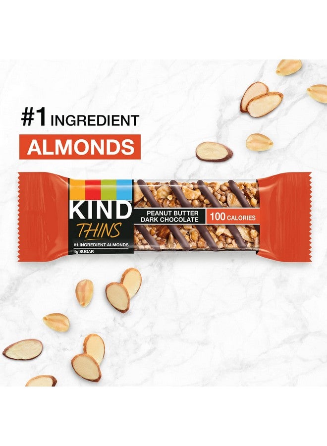 KIND Thins Variety Pack, Peanut Butter Dark Chocolate, Dark Chocolate Cherry Cashew, Healthy Snacks, Low Calorie, 20 Count - Image 4