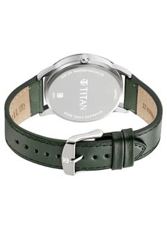 TITAN Men's Analog Round Shape Leather Wrist Watch - 1806SL07 - 49.5 Mm  - Image 4