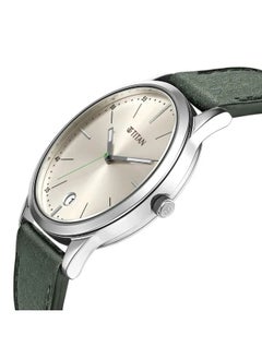 TITAN Men's Analog Round Shape Leather Wrist Watch - 1806SL07 - 49.5 Mm  - Image 3