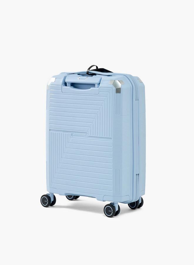 Wave Textured Hardcase Trolley Bag With Retractable Handle - Image 3