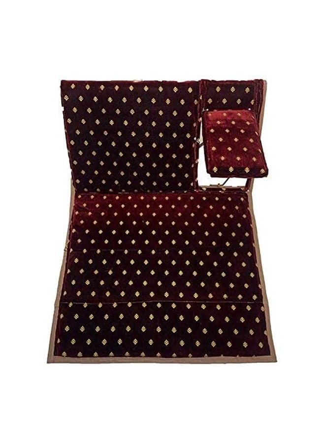 كادي ون كرسي أرضي قابل للطي مع مسند ظهر قابل للتعديل، مثالي للرحلات والتخييم والنزهات والاستمتاع بالهواء الطلق - Image 2