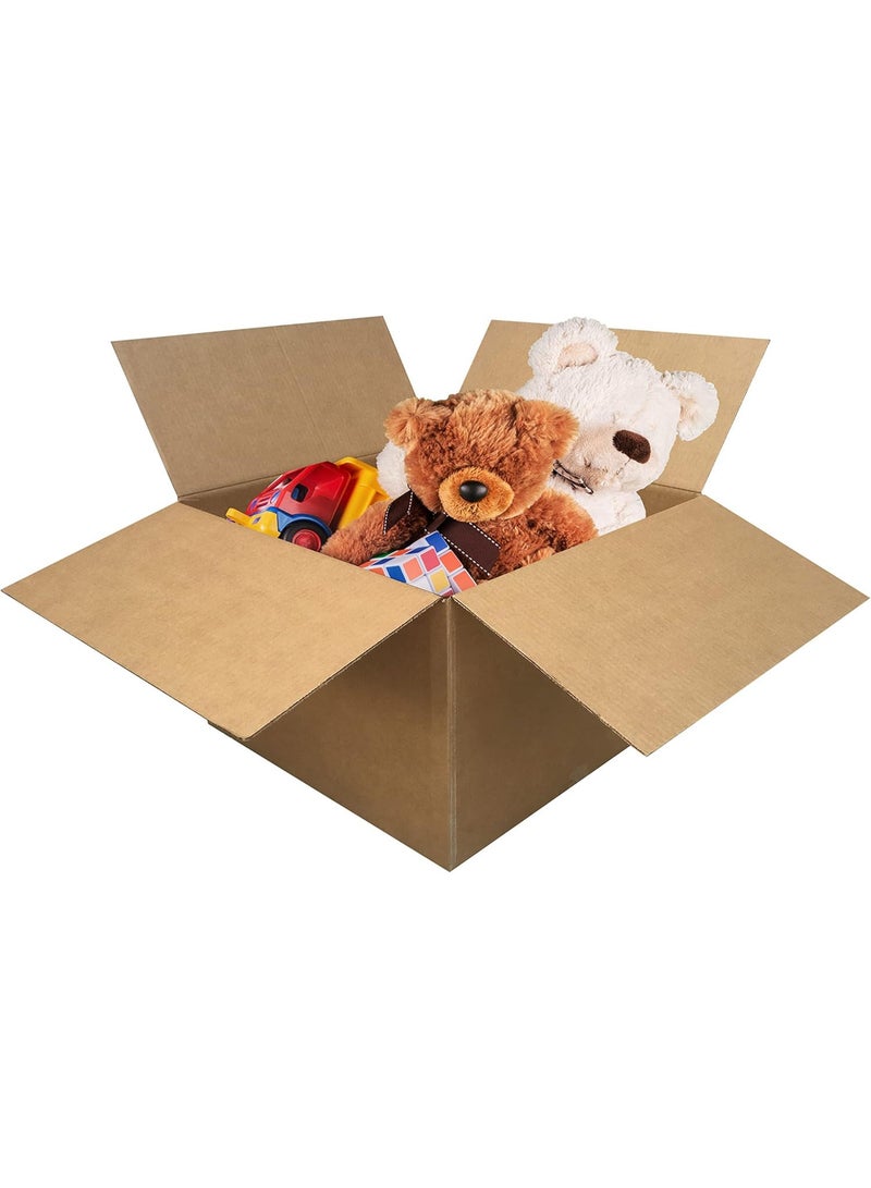 [2 Boxes] Heavy-Duty Cardboard Boxes for Shipping, Moving, and Storage (Dimensions: 52 × 52 × 32 cm) - Image 5