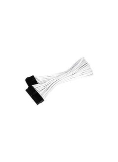 SilverStone Tek Sleeved Extension Power Supply Cable With 1 X Motherboard 24-Pin Connector (Pp07-Mbw)  - Image 1