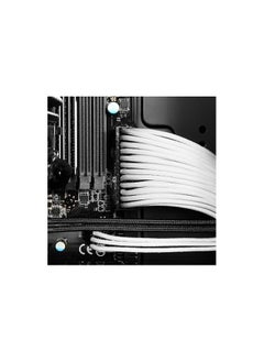SilverStone Tek Sleeved Extension Power Supply Cable With 1 X Motherboard 24-Pin Connector (Pp07-Mbw)  - Image 3