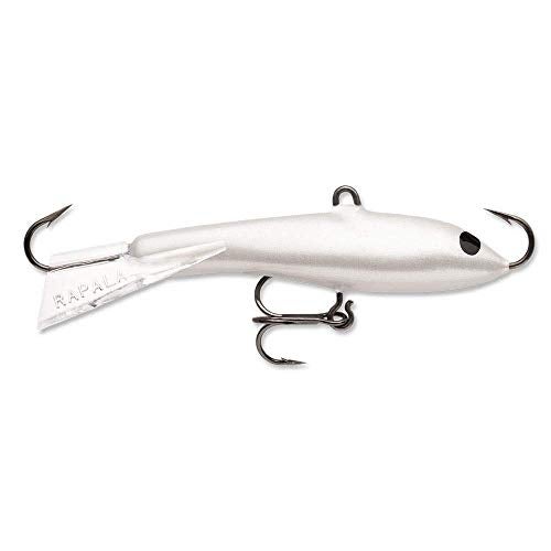 Rapala Jigging Rap Hard Bait Lure, Freshwater. Size 02, 1 1/4" Length, Variable Depth, Pearl White, Package of 1, Multi (W2PW) - Image 1