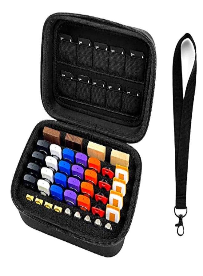 JBOS USB Flash Drive Case Memory Card Case SD SDXC SDHC Card Holder Organizer Thumb Drive Case USB Drives Storage Case for Sandisk/Samsung/SamData/Inland/PNY/Netac/ (Case Only with Label and Strap) - Image 1