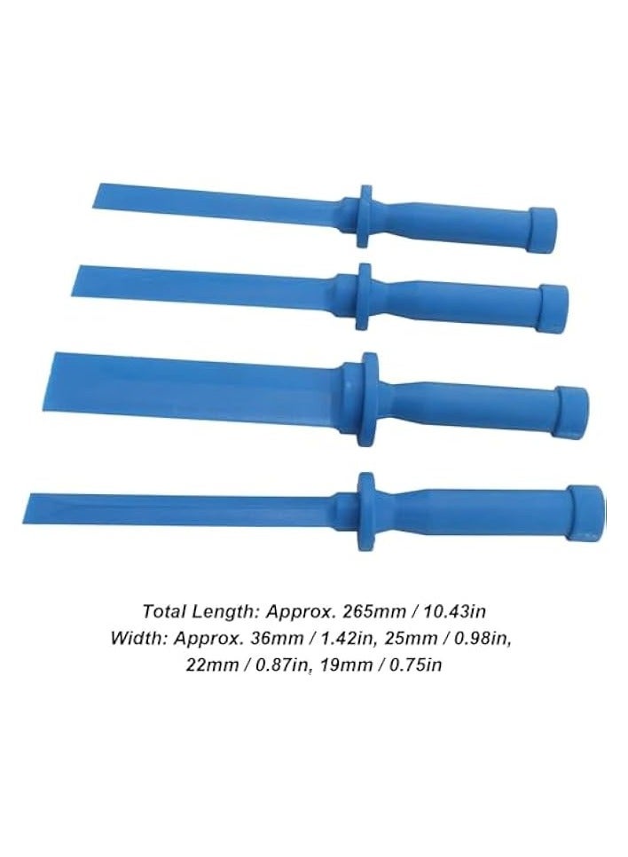 PROMASS Nylon Plastic Chisel Set, Nylon Plastic Chisel Set Universal Scraper Remover Tool Kit for Adhesive Caulk and More  - Image 2