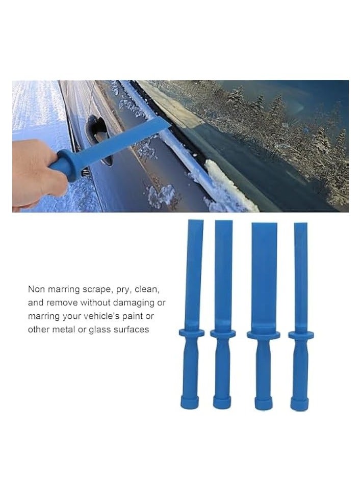 PROMASS Nylon Plastic Chisel Set, Nylon Plastic Chisel Set Universal Scraper Remover Tool Kit for Adhesive Caulk and More  - Image 4