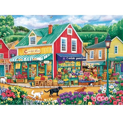 Edsjegn 300 Piece Puzzles for AdultsGarden Center General Store Jigsaw Puzzle for Adults Children ElderlyLarge Piece Puzzle for Kids Age 810 1012 Challenging Funny PuzzleFamily Game Great Gift 205x15in - Image 1