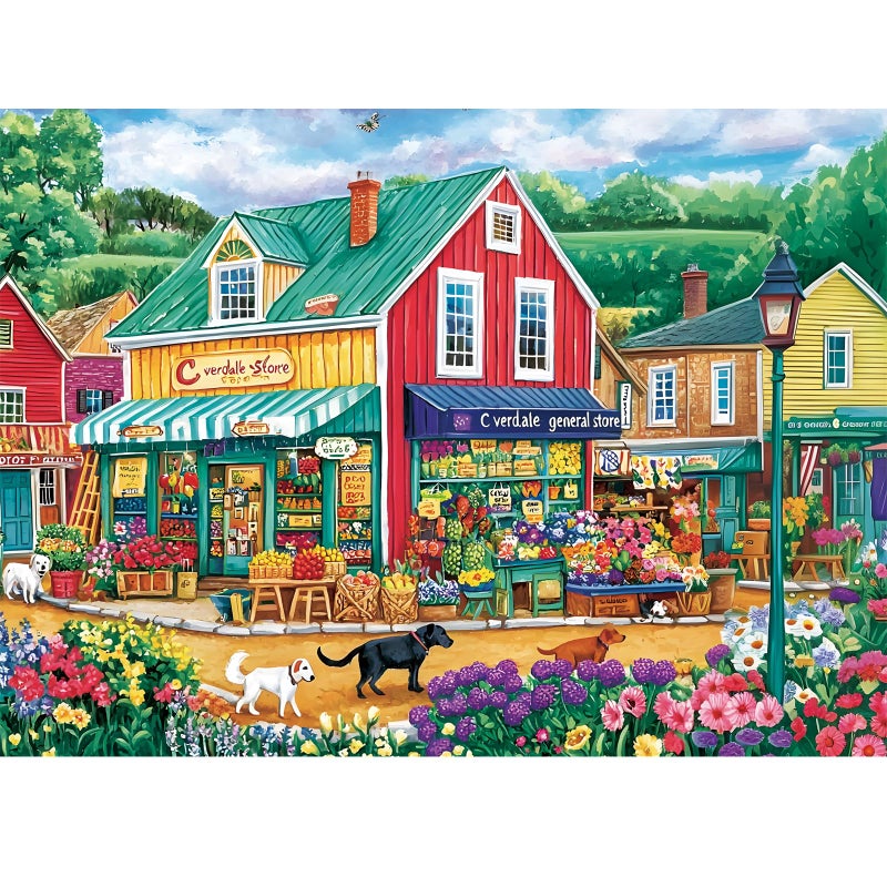 Edsjegn 300 Piece Puzzles for AdultsGarden Center General Store Jigsaw Puzzle for Adults Children ElderlyLarge Piece Puzzle for Kids Age 810 1012 Challenging Funny PuzzleFamily Game Great Gift 205x15in - Image 3