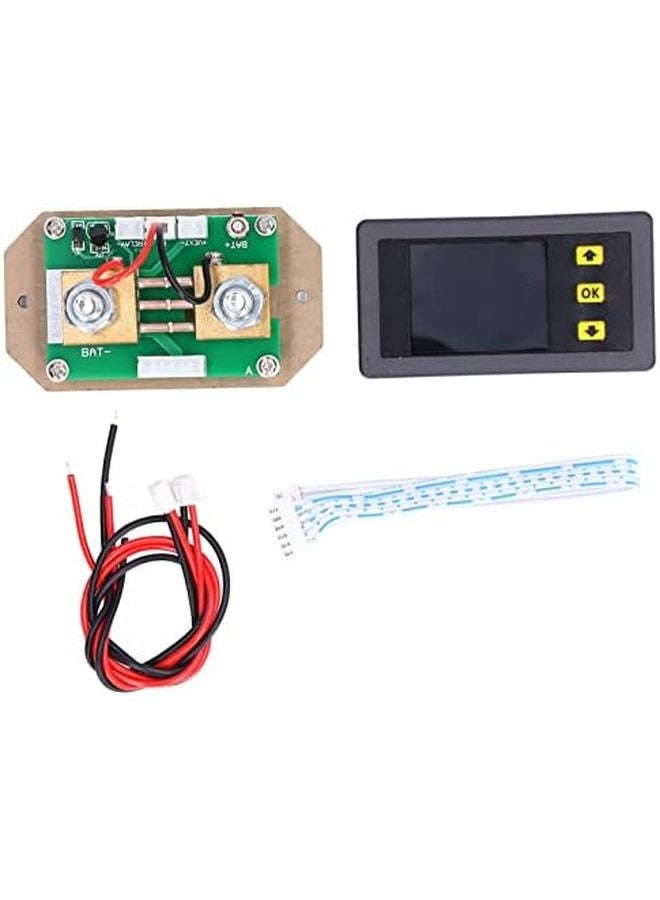 مقياس متعدد رقمي بشاشة LCD ملونة لقياس الجهد والتيار ودرجة الحرارة مع حماية من التحميل الزائد - Image 1