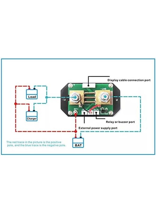 مقياس متعدد رقمي بشاشة LCD ملونة لقياس الجهد والتيار ودرجة الحرارة مع حماية من التحميل الزائد - Image 5