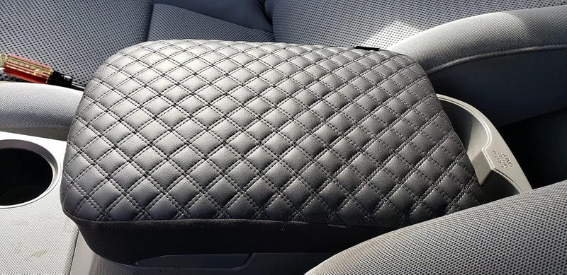 It's us Fit for Toyota Tacoma 2005-2014 Center Console Lid Armrest Cover Protector Decor Black - Image 1