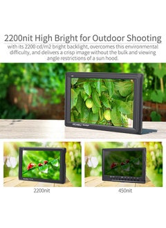 Feelworld FEELWORLD FW279 7 INCH ULTRA BRIGHT 2200NIT DAYLIGHT VIEWABLE DSLR CAMERA FIELD MONITOR 4K HDMI  - Image 4