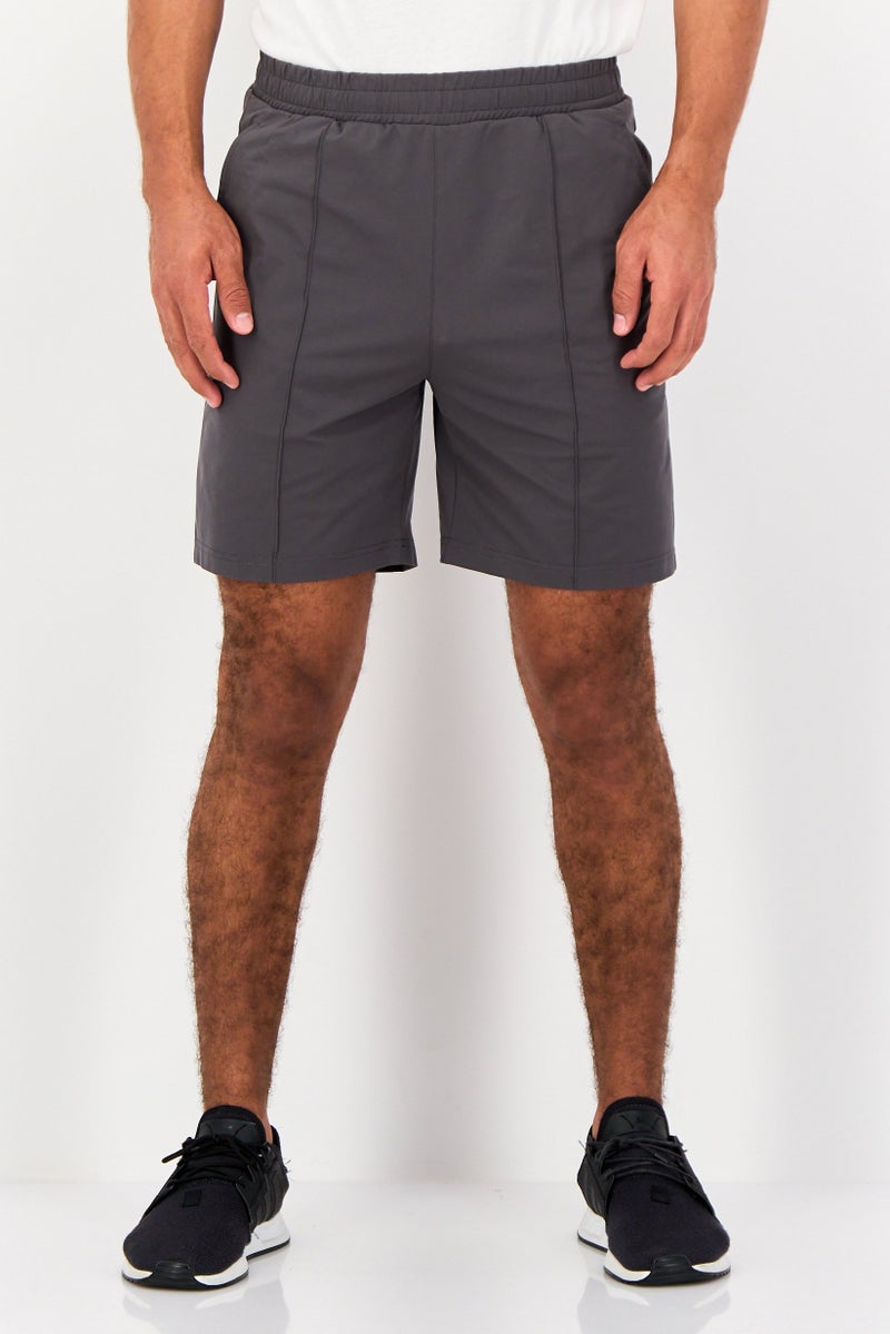 RBX Men Sportswear Fit Outdoor Shorts, Dark Grey - Image 1