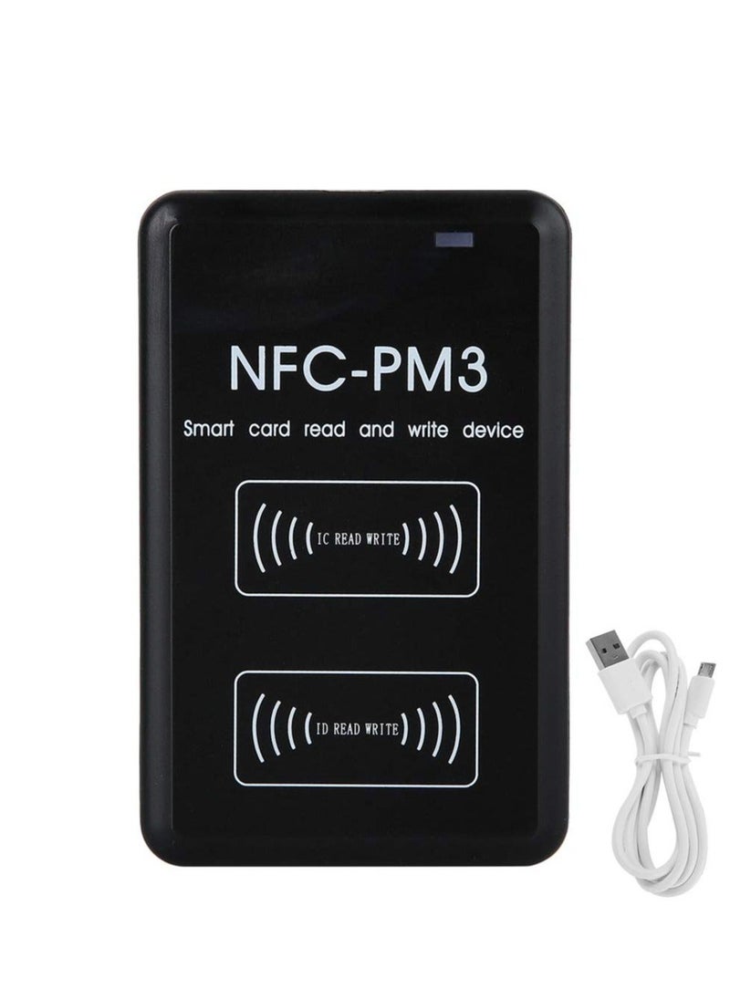 Generic - NFC Card Reader, USB Charged RFID Reader Writer, ID Card Copier Duplicate,  NFC Access Control Card, Full Encryption Decode, Contactless Smart Card Reader Writer, No Software - Image 1