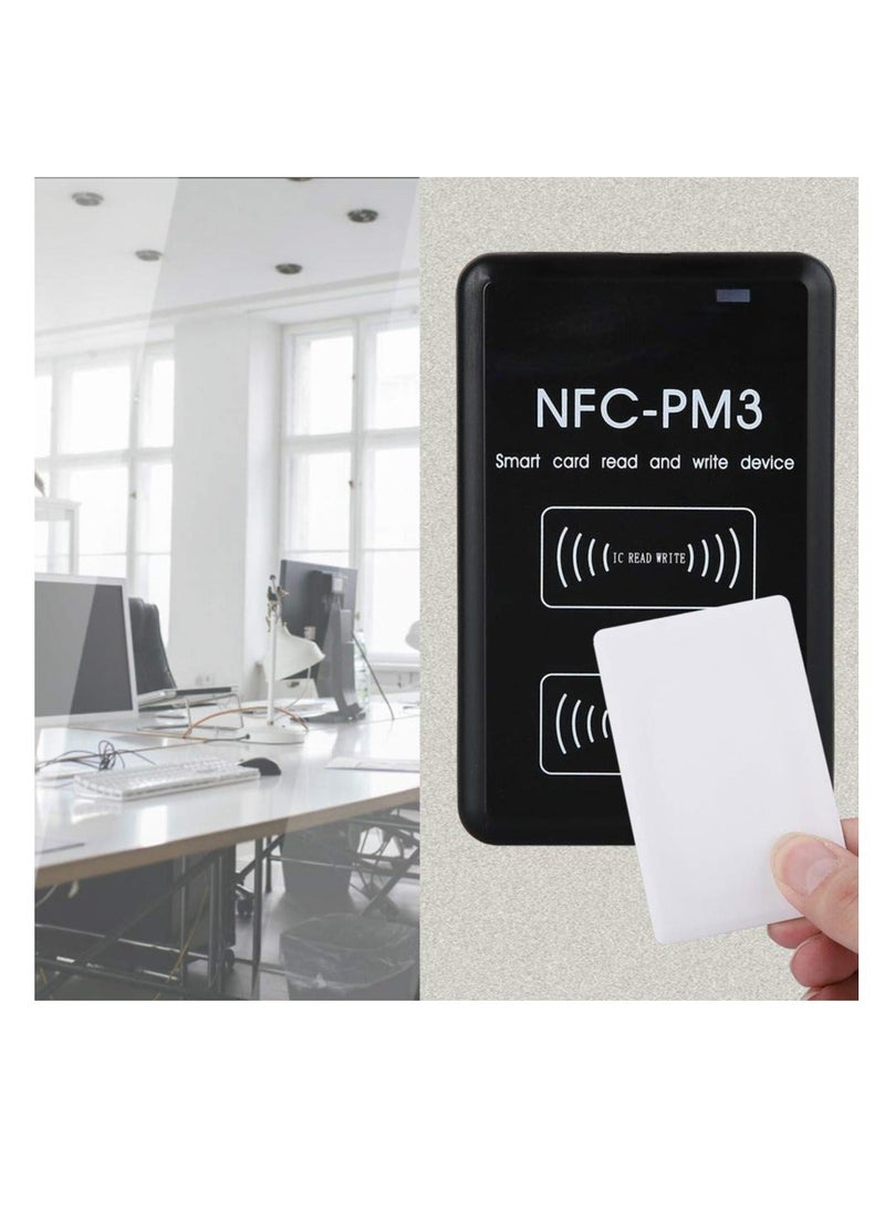 Generic - NFC Card Reader, USB Charged RFID Reader Writer, ID Card Copier Duplicate,  NFC Access Control Card, Full Encryption Decode, Contactless Smart Card Reader Writer, No Software - Image 1