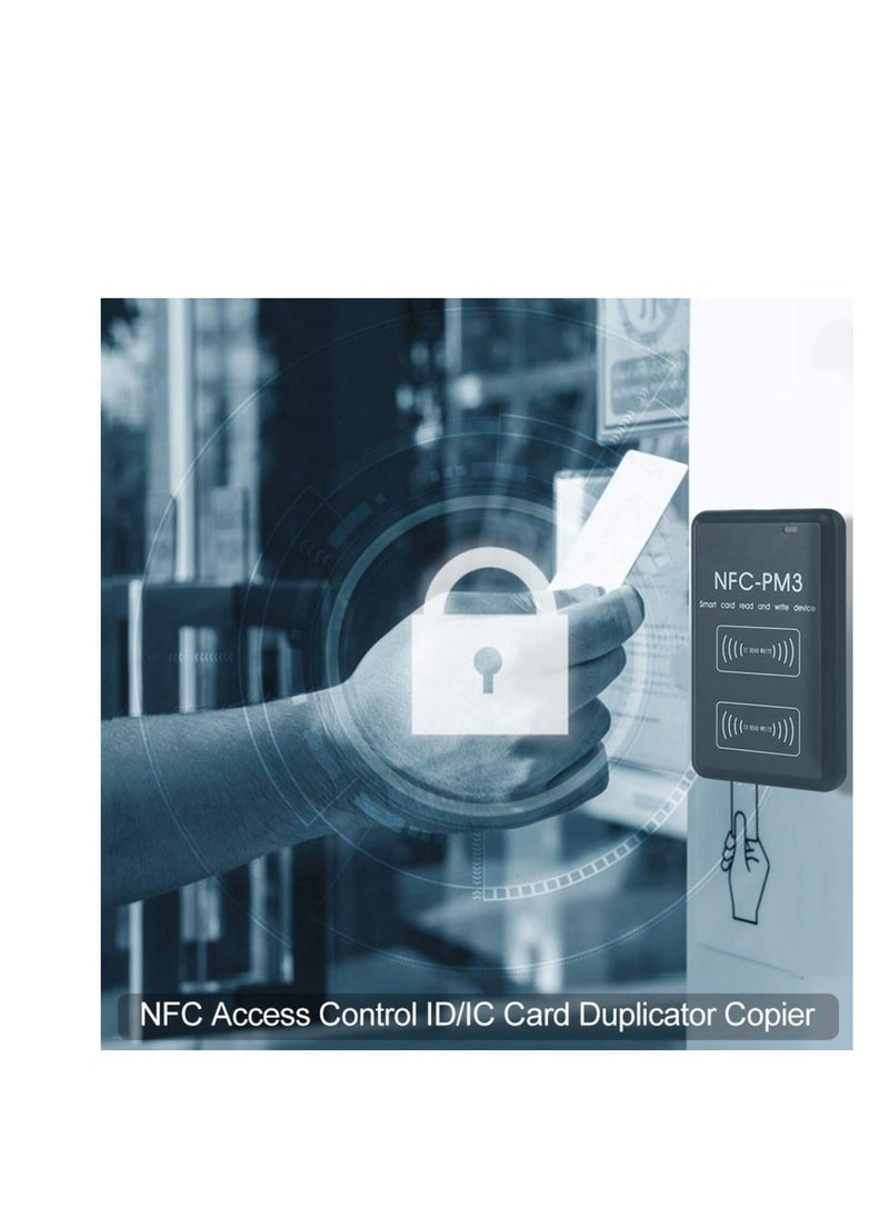 Generic - NFC Card Reader, USB Charged RFID Reader Writer, ID Card Copier Duplicate,  NFC Access Control Card, Full Encryption Decode, Contactless Smart Card Reader Writer, No Software - Image 1