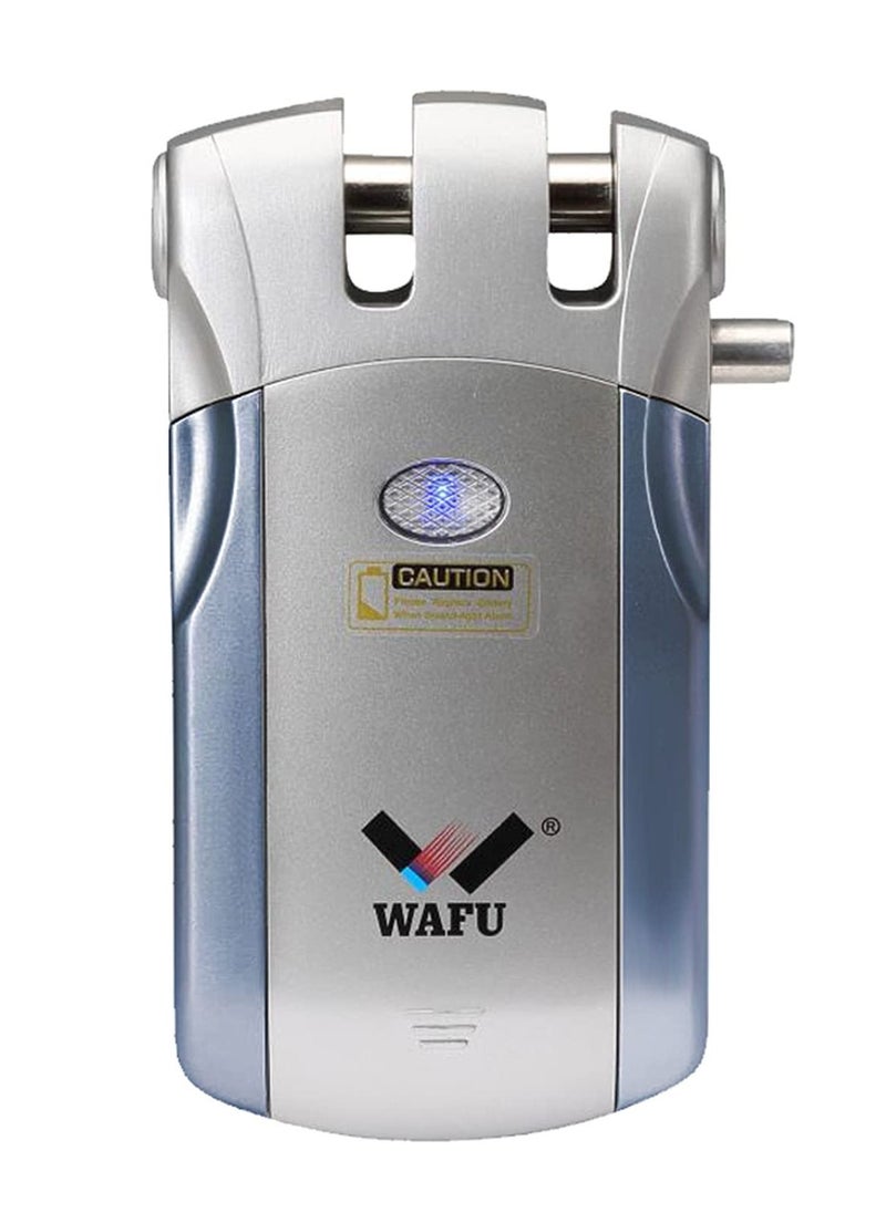 WAFU WiFi Smart Electronic Lock Tuya/SmartLife Lock Remote Control Invisible Keyless Entry Door Lock Zinc Alloy Metal Smart Door Lock iOS Android APP Unlocking with 4 Remote Controlle