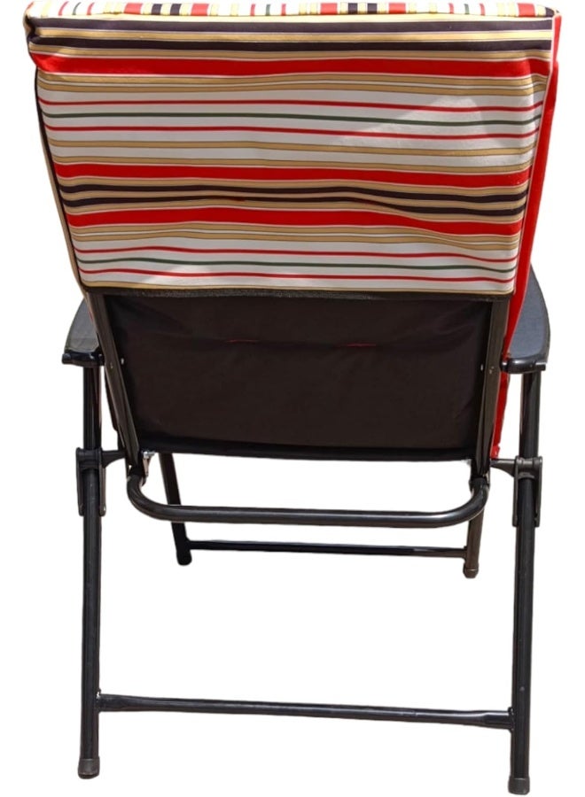 GO2CAMPS Foldable Camping Chair with Cusion Premium Quality | Beach Chair | Garden Chair | Fishing Chair | Travel Chair | Picnic Chair - Image 4