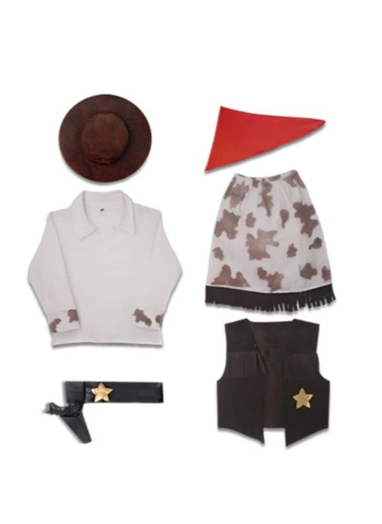 Oulabi Mir Cowgirl Costume  2-3 Years Old  - Image 2