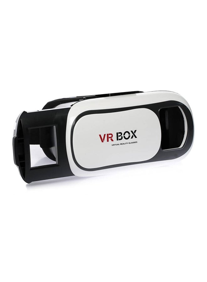 VR02 Virtual Reality Glasses With Remote Controller White/Black - Image 3