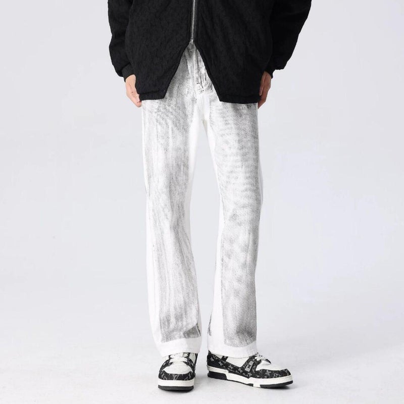 Unisex Classic Denim Jeans Loose Fit Daily Outdoor Wear - Image 1