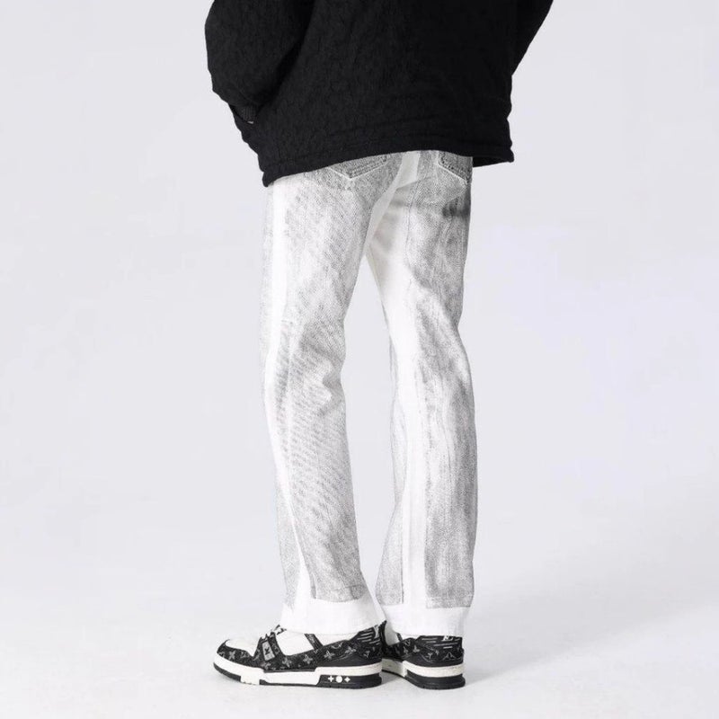 Unisex Classic Denim Jeans Loose Fit Daily Outdoor Wear - Image 4
