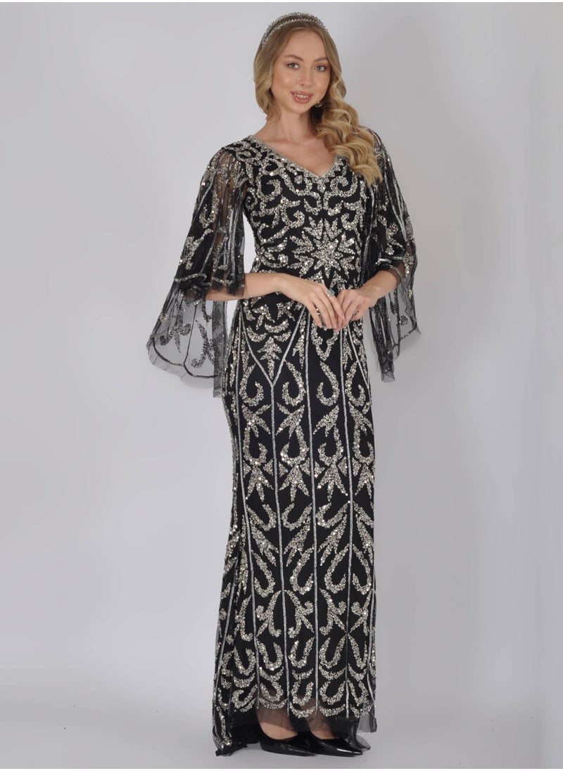 IDA Cape Maxi Dress - pzsku/ZBF833E540BBA57C4EF84Z/45/_/1726907177/89451e27-6b3c-4d72-9e97-26418892c3bd