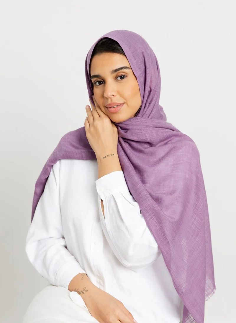 Kaafmeem Lilac - Cotton Flam Tarha