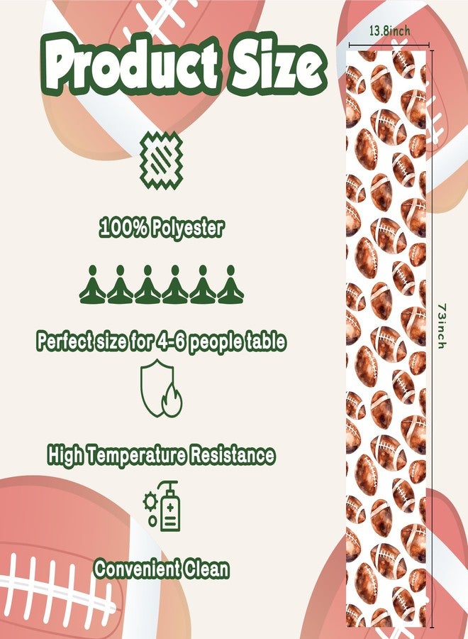 OHOME زينة حفلات كرة القدم - مفرش طاولة على شكل كرة قدم - Image 2