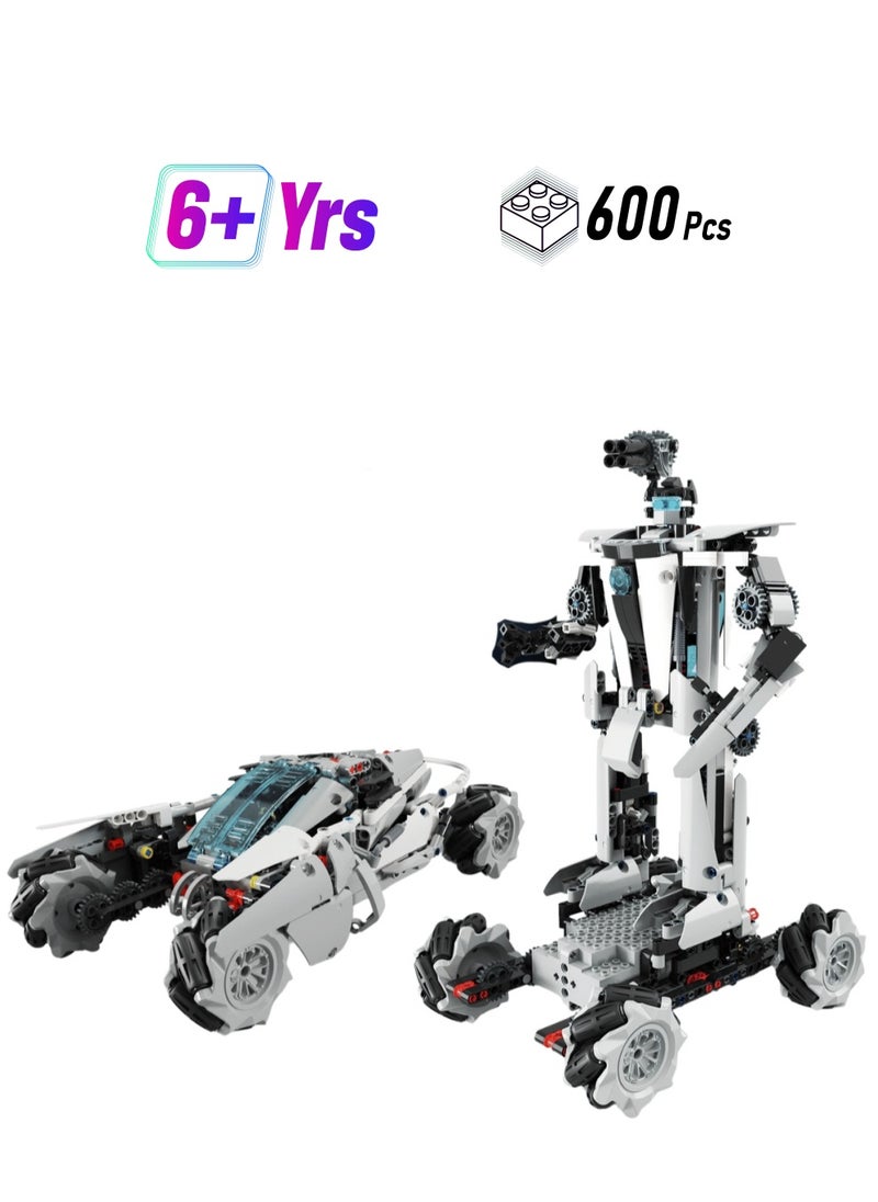 Generic 2 Ways Control STEAM 600+ Pcs 4 in 1 DIY Building Block Set Toys of STAR HUNTS  - Image 1