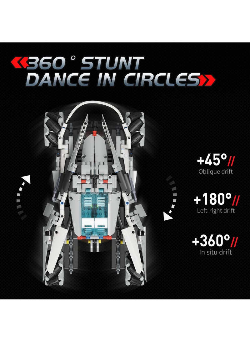 2 Ways Control STEAM 600+ Pcs 4 in 1 DIY Building Block Set Toys of STAR HUNTS  - Image 3