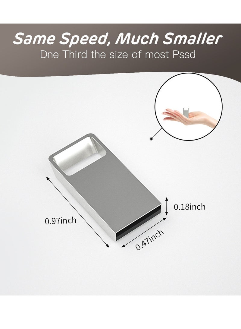 فلاشة بلوتوث USB للسيارة - تقنية 4.0+EDR -مسافه اتصال 10أمتار - سيلفر
