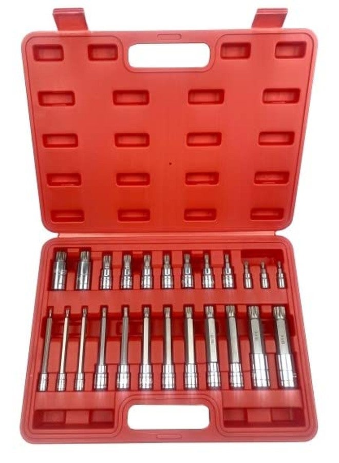 VCT 24pc Long Spline & Short Spline Bit Socket Set S2 STEEL XZN Triple Square - Image 2