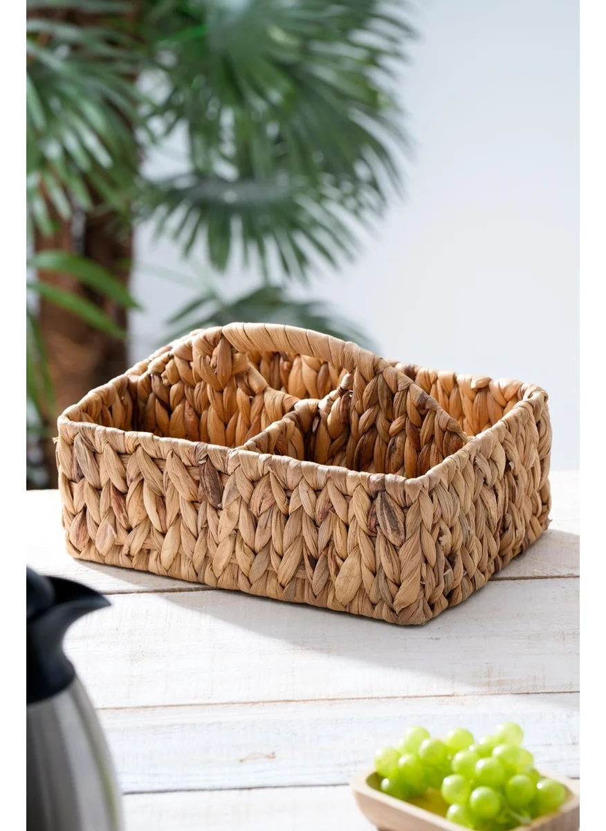 أكار Wicker Wicker Cutlery Organizer - 30 cm