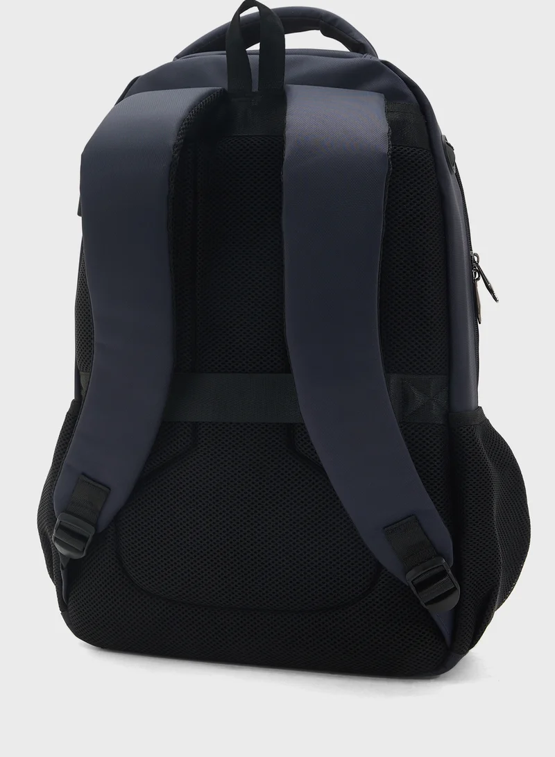 Robert Wood Premium Padded Back Support Backpack With Usb Port