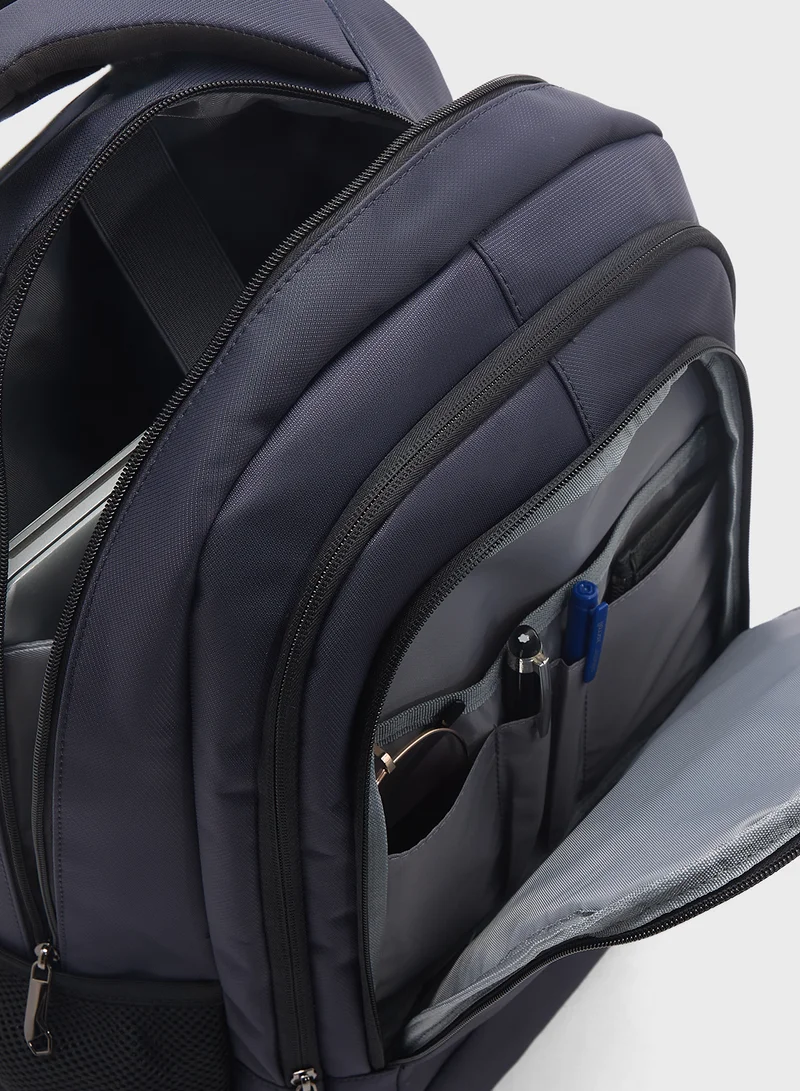 Robert Wood Premium Padded Back Support Backpack With Usb Port