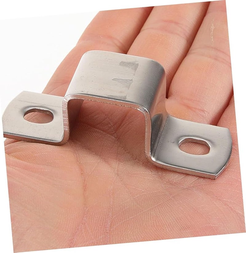 6 قطع من مشابك أنبوب U الثقيلة للتثبيت الآمن للخراطيم والأنابيب والأنابيب - Image 4