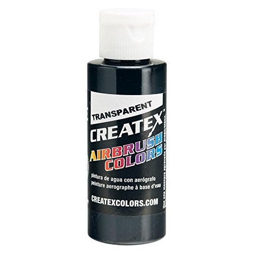 CREATE X Airbrush Transparent Paint Capacity: 2 Oz, Color: Black - Image 1