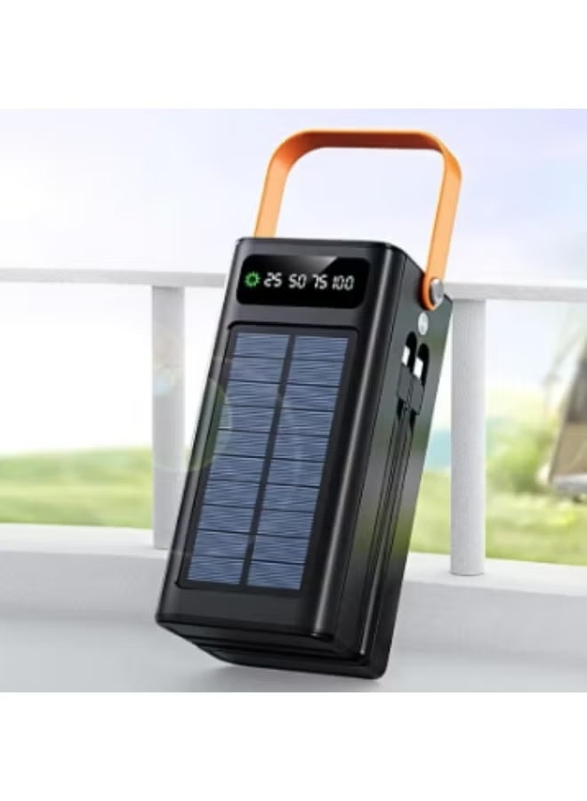 Dinex DENX DX438 80000mAh Solar Power Bank with LED Light and Smart Protection - Image 1