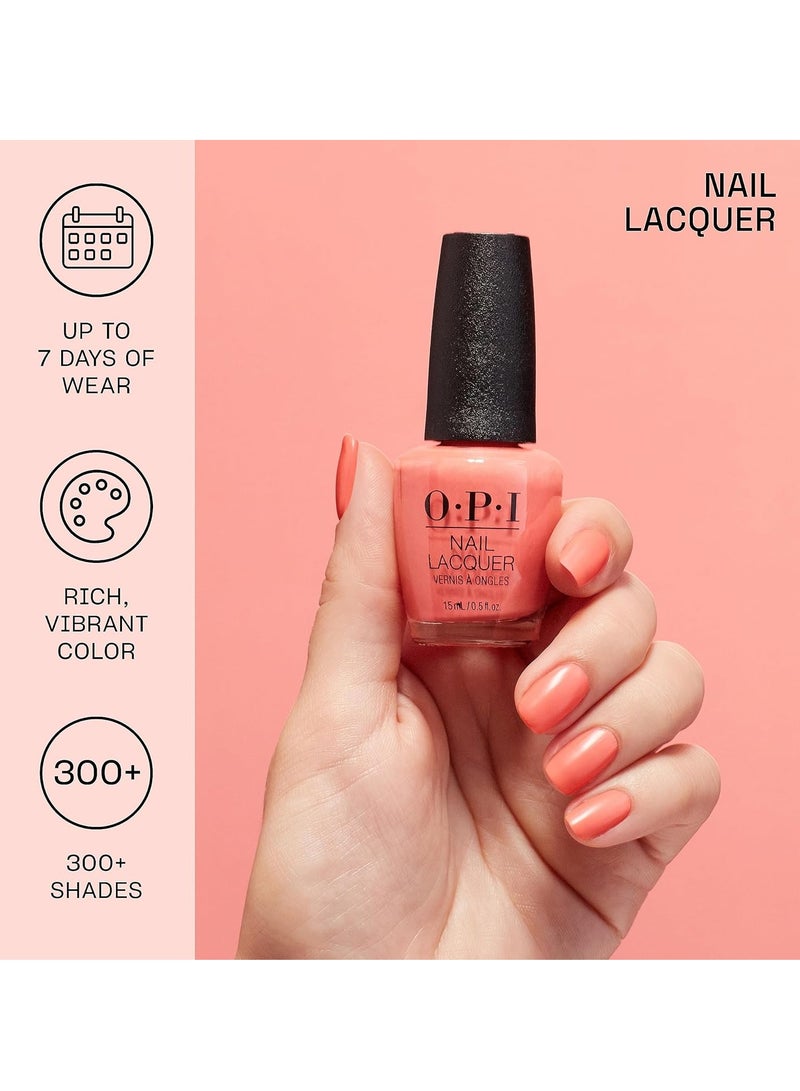 أو بي آي O.P.I طلاء أظافر 15 مل طلاء أظافر يدوم طويلاً ومقاوم للتشقق - Image 3