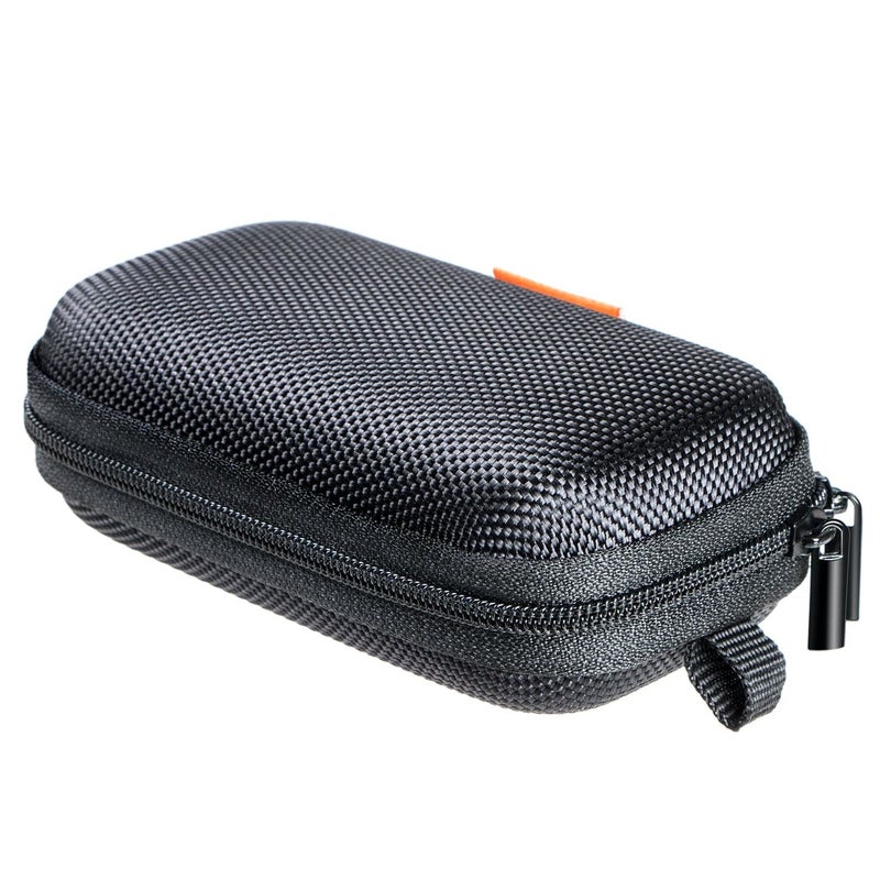 GLCON Rectangle Small Hard EVA Case - Portable Protection Earbud Case Zipper Pouch for Headset, Earphone, Flash Drive, Charging Cable, Key - Mesh Inner Pocket Durable Exterior Universal Carrying Bag - Image 1