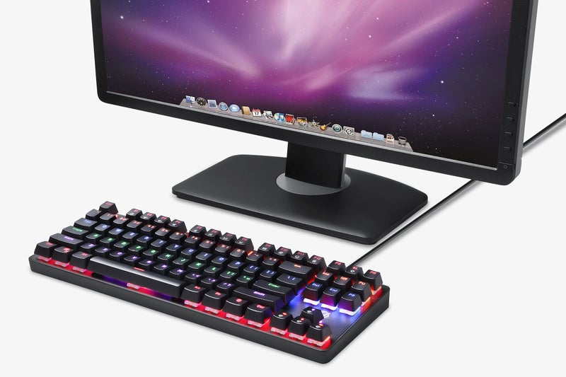 Enter Phoenix Pro Mechanical USB Gaming Keyboard with 26 Anti Ghosting Keys, Rainbow LED Lights (8LED Modes), Windows Lock Key with 12 Multimedia Keys, Splash Resistant, Fading Resistant Keycaps - Image 4