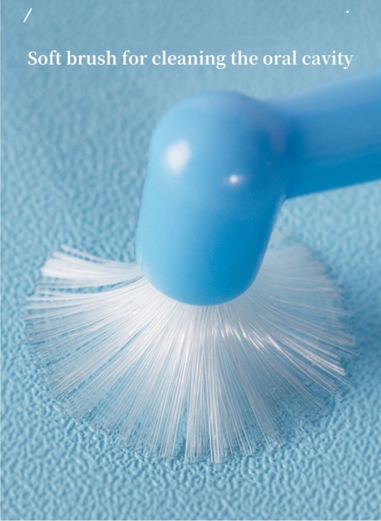 8 قطع فرشاة أسنان لتقويم الأسنان لتقويم الأسنان، رأس صغير ناعم ورأس مسطح وفرشاة أسنان لتقويم الأسنان وتنظيف تفاصيل الأسنان - Image 4