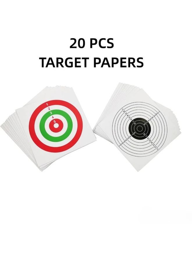 Variant Color 20pcs GMMLAIJH BB Trap Targets with Resetting for Airsoft Pellet Gun - Image 5