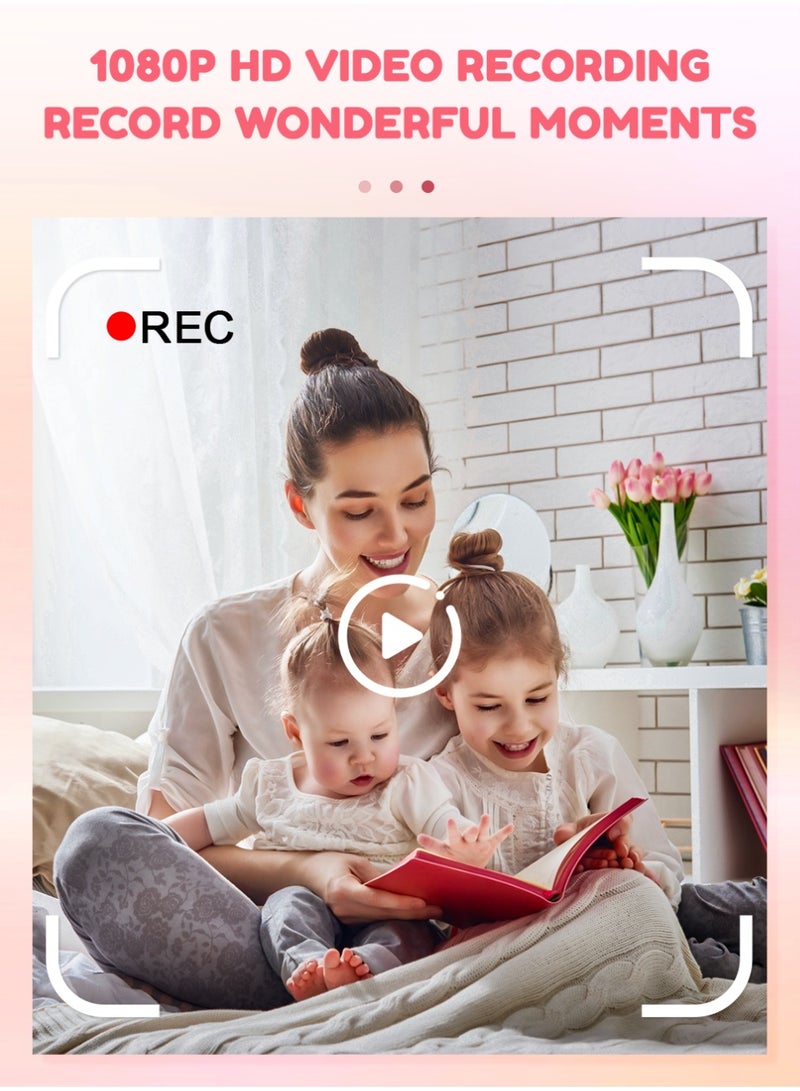 Tyonto كاميرا للأطفال، كاميرا فورية طباعة 1080P شاشة 2.0 بوصة، أطفال فوريون مع ورق طباعة، هدايا للأولاد والبنات من 3-12 سنة. - Image 3