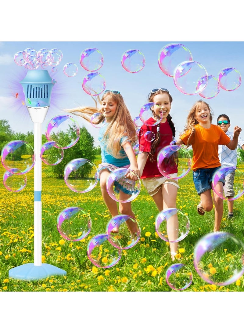 RATSAW Bubble Machine with Light for Kids Automatic Height 47" Vertical Bubble Maker Battery Operated (Excluding Battery) Bubble Blower Outdoor Summer Toys for Birthday Party Wedding - Image 1