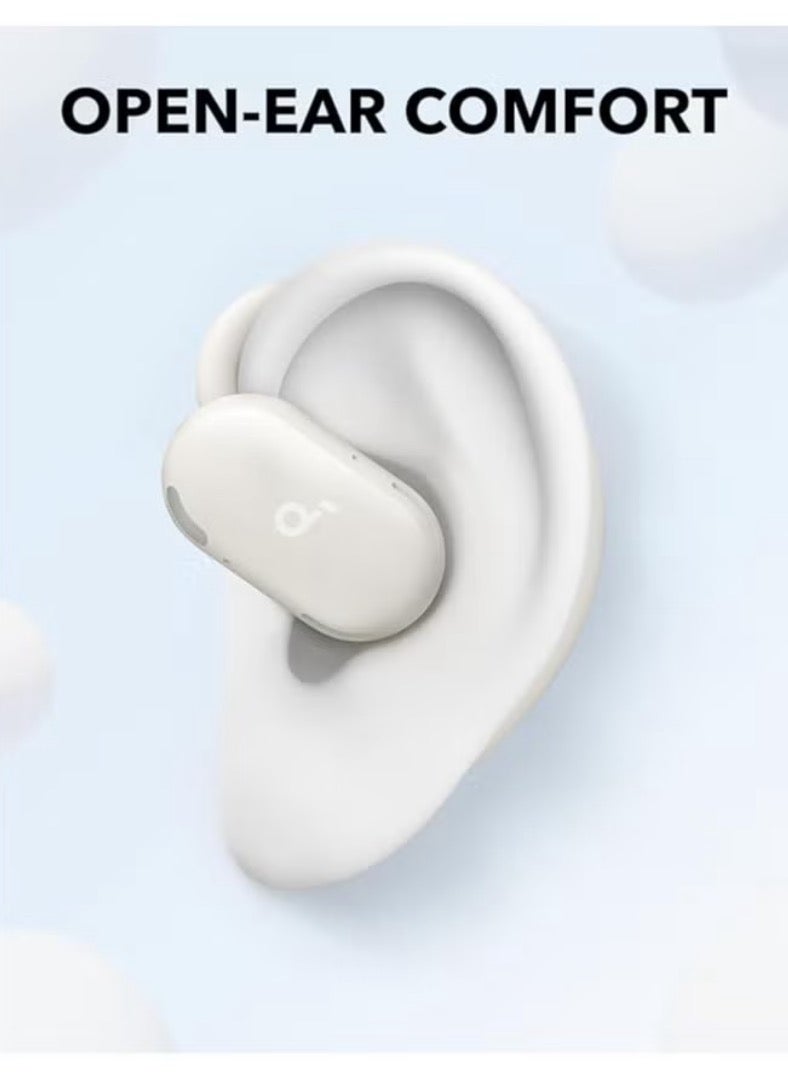 V20i by Anker Open-Ear Headphones, Adjustable Ear Hooks, Ultra-Comfort, Snug Fit, Powerful Sound, Clear Calls, IP55, LED Lights, 8H-36H Playtime, Bluetooth 5.4 Earbuds, Multipoint Connection White - Image 2